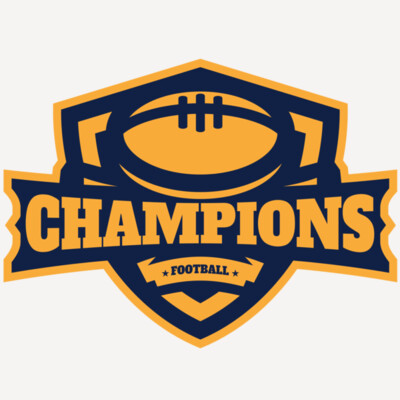 Champions Football logo template Thumbnail