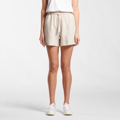 Wo's Linen Shorts Thumbnail