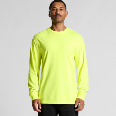 Mens Block L/S Tee (Safety Colours) Thumbnail